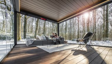 Využitie pergoly v zime Využitie pergoly v zime