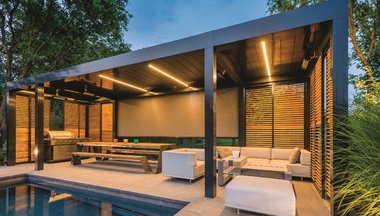 Bioklimatická pergola v prevedení drevo Bioklimatická pergola v prevedení drevo