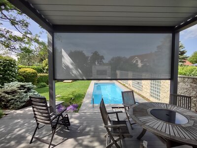 Bioklimatická pergola Camarque - realizácia spoločnosti K-system Bioklimatická pergola Camarque - realizácia spoločnosti K-system