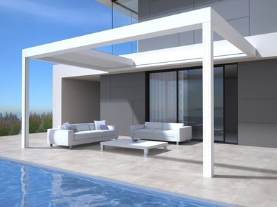 Pergola SKYE s výsuvnou strechou