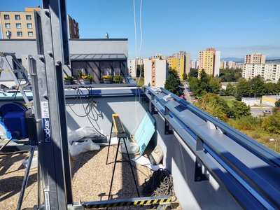 Bioklimatická pergola vo výškach - realizácia K-system Bioklimatická pergola vo výškach - realizácia K-system