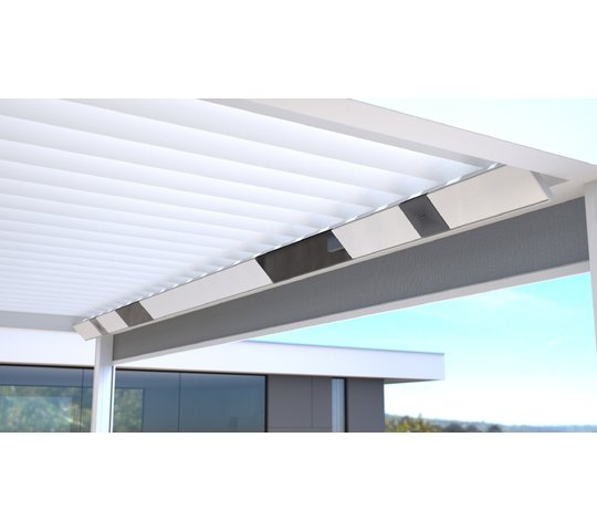 Vykurovanie a ozvučenie pergoly